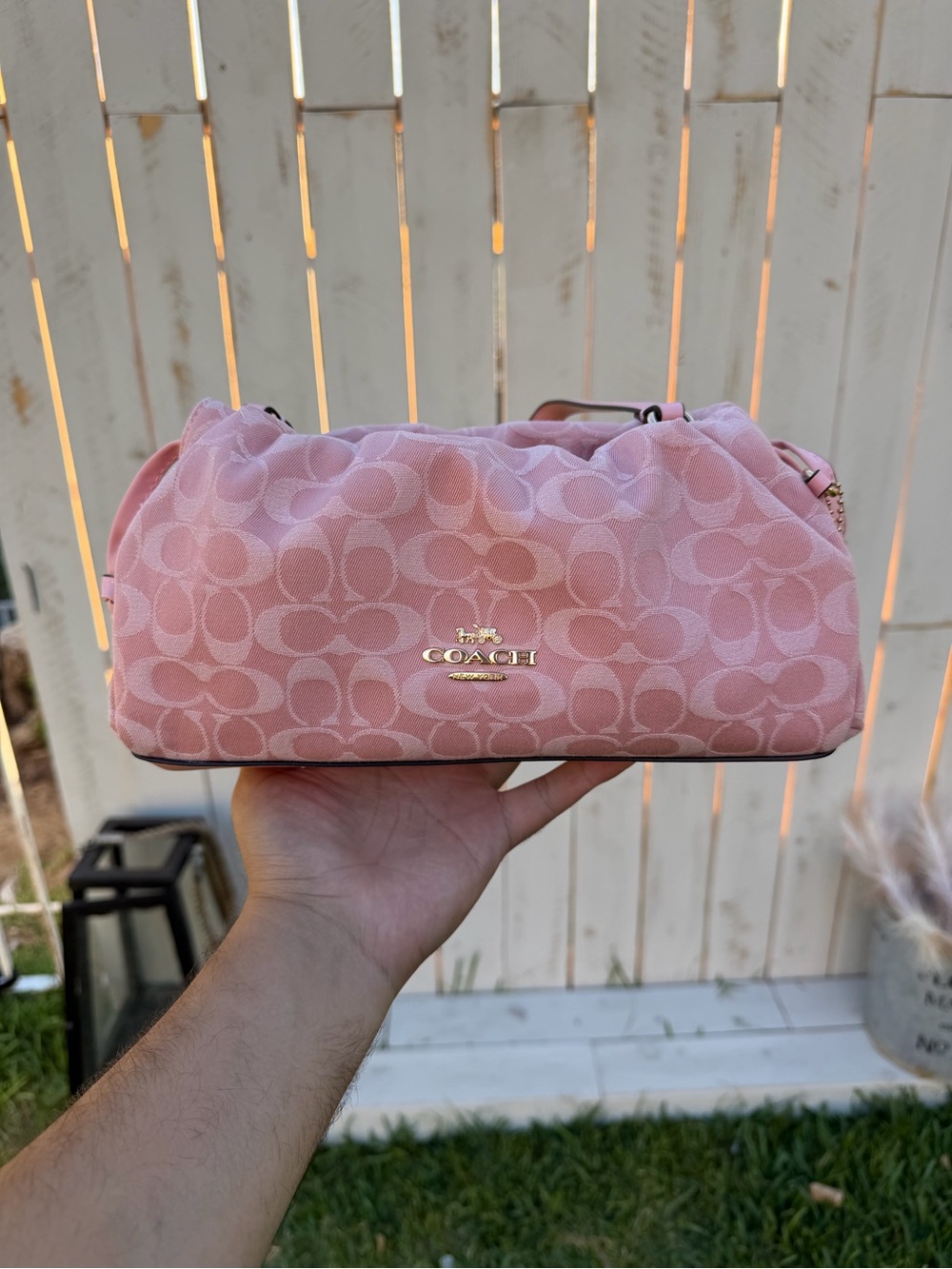 Coach Pink Faye Shoulder Bag